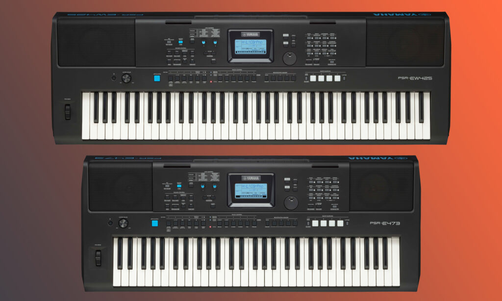 Yamaha PSR-EW425 [o.] und PSR-E473 [u.] (Foto: Yamaha)