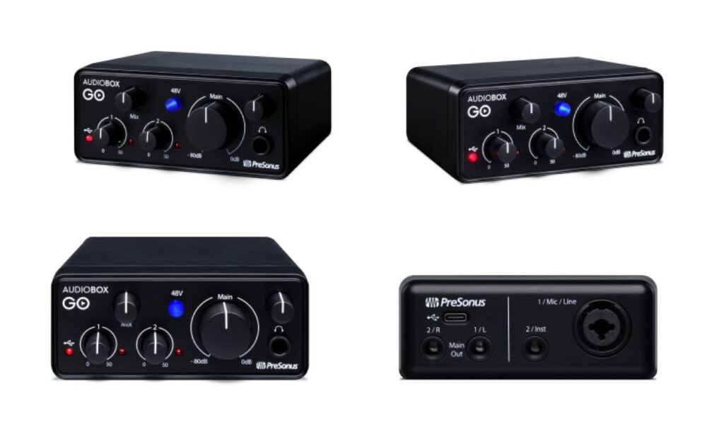 Vielseitiges USB-C®-kompatibles Audio-Interface für Aufnahmen mit professioneller Klangqualität im Heimstudio und unterwegs