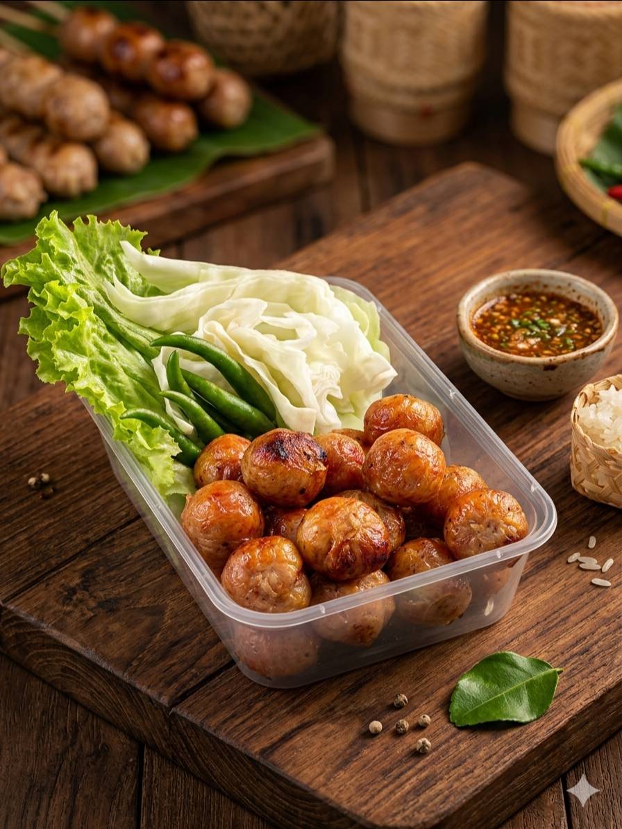 ศรีนวล ก๋วยเตี๋ยวไก่มะระ / ไส้กรอกอีสาน 3