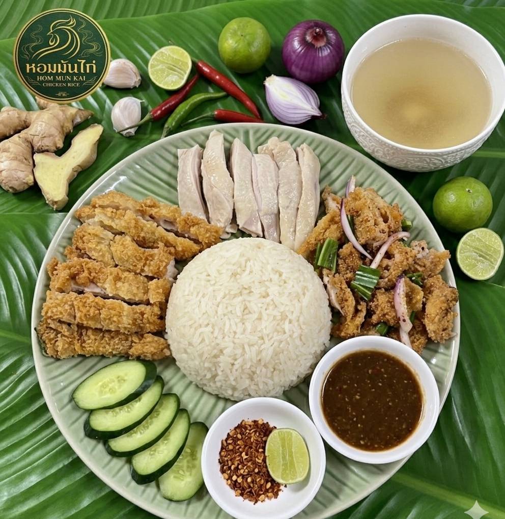 หอมมันไก่ (ข้าวมันไก่ต้มซูวี) สาขา พระยาสุเรนทร์