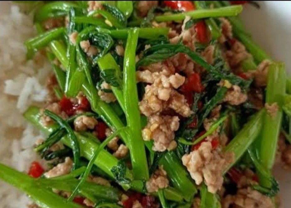 กะเพราเนื้อข้าวไข่เจียว 3