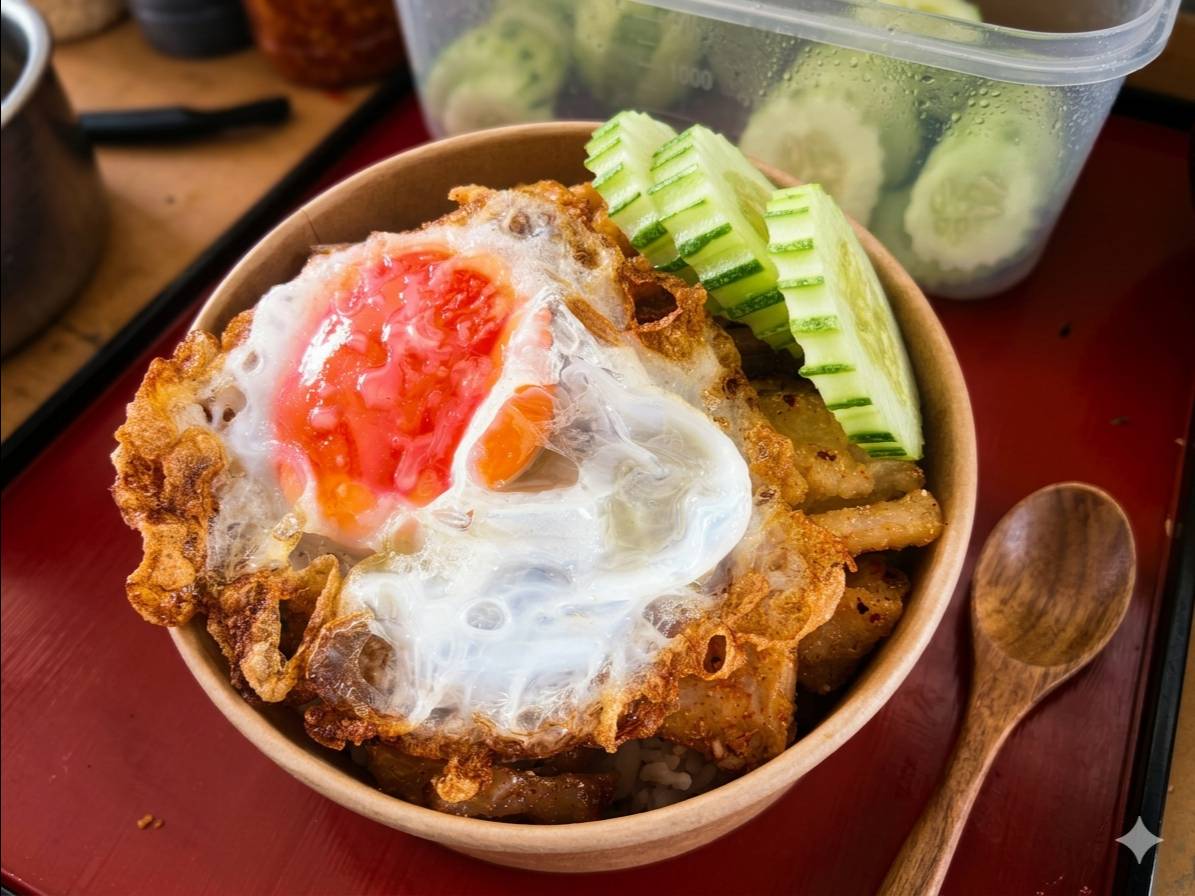 ข้าวยำไก่แซ่บ หลังมอ 2
