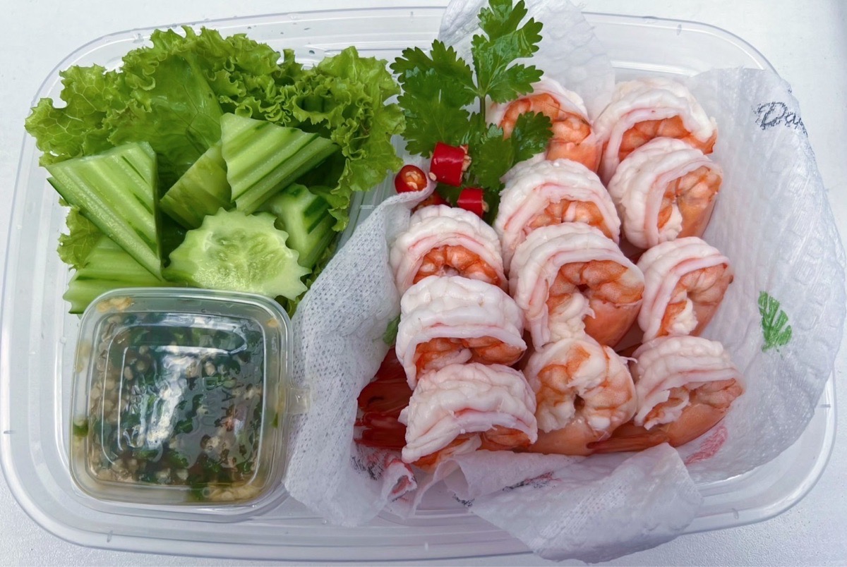 ข้าวกล่อง ข้าวหน้าทะเลตราด 2