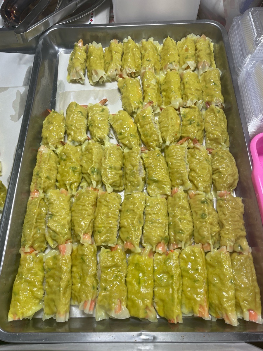 ขนมจีบต้มปั้นสด