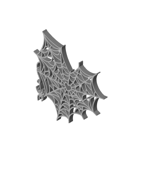 STL file Spider Web Heart wall art spiderweb wall decor 2d art 🕷️・3D print  object to download・Cults