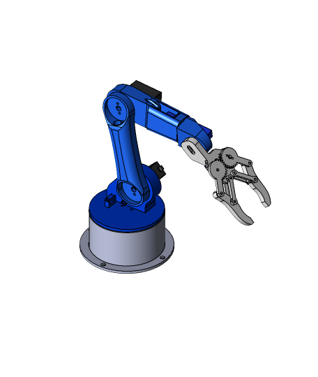 Robotic Arm 3D Model - 3D model by HowToMechatronics on Thangs