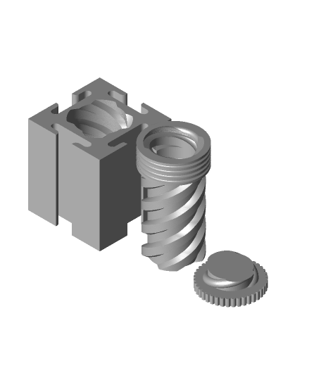 Storage/Sorting Box for Nuts, Bolts and More! (600 000 combinations) by  3Drcnc, Download free STL model