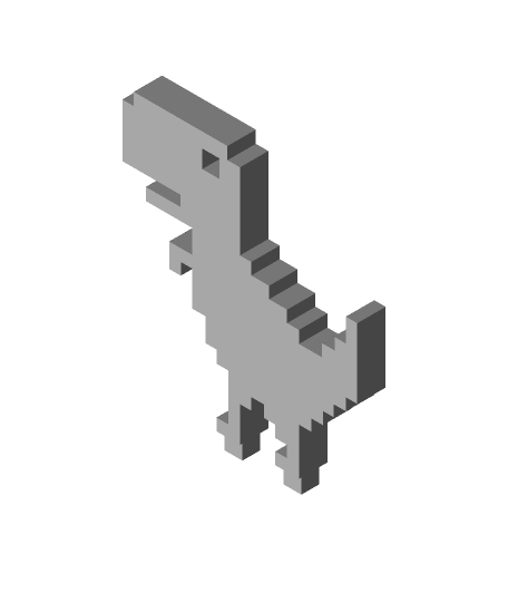 T rex 8 Bit Setup - 3D model by Roboninja on Thangs