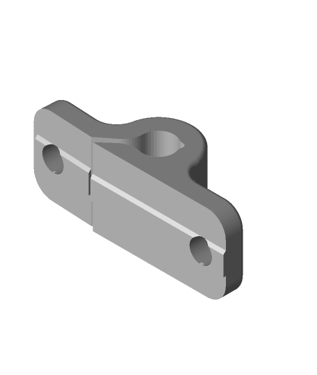 AM8 Rod Holder (also for Y limit switch) - 3D model by
