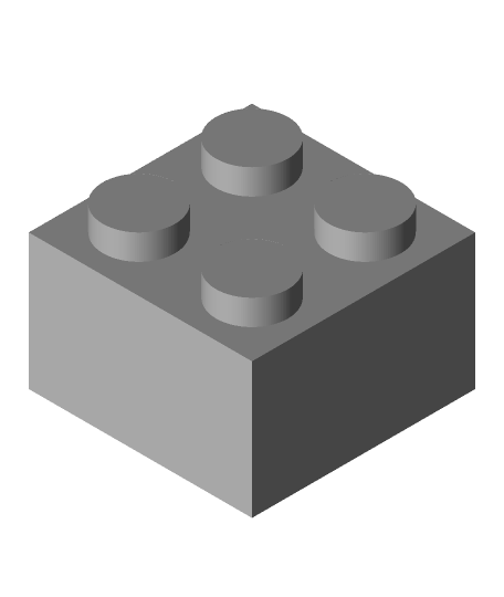 2x2 Lego Brick - Download Free 3D model by Aleks P (@Aleksp) [fe10ac4]