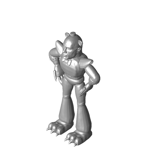 3D file FNAF / Five Nights at Freddy's Glamrock Freddy Figurine 5  🎃・Template to download and 3D print・Cults