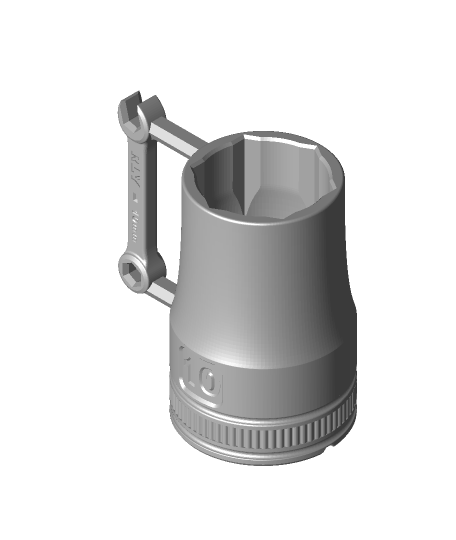 10mm Can Koozie Socket by TacticalPotato, Download free STL model