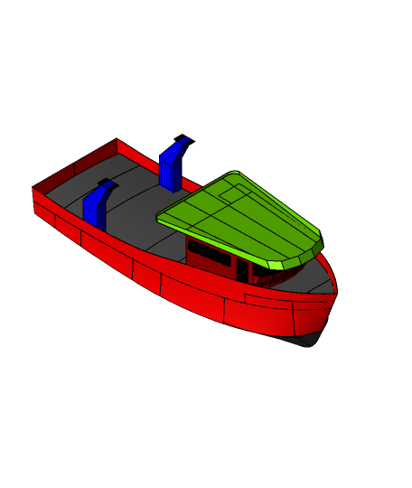 Fishing Boat 7.0m - 3D model by Naval Architect on Thangs