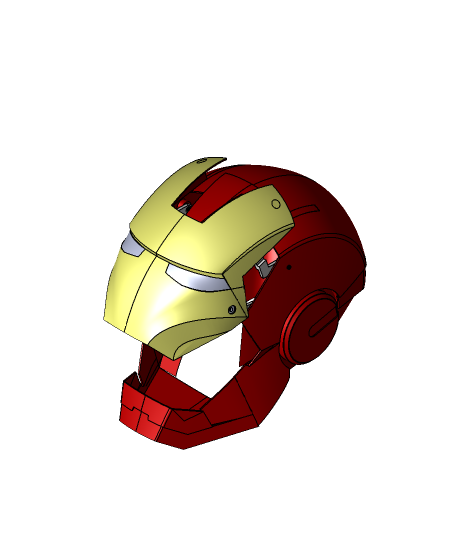 casco iron man 3D Models to Print - yeggi