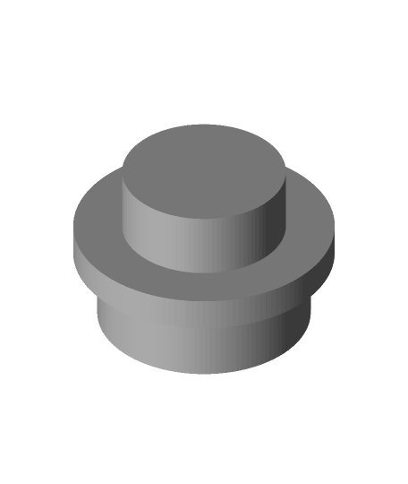 Lego Stud No-Sew Button by cmaddy, Download free STL model