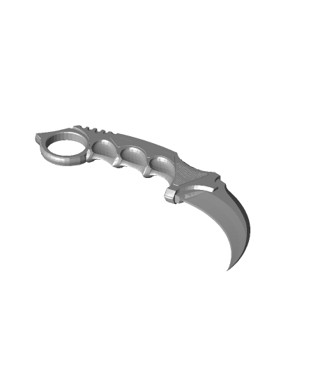 Karambit stl Fixed and easy print version - 3D model by faisca2000 on Thangs