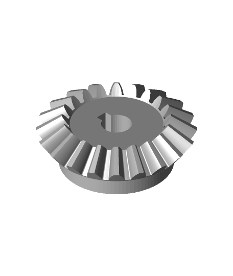 Straight Bevel Gear - 3D model by Roboninja on Thangs