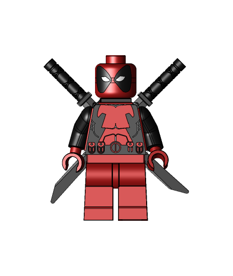 Transformer hinanden ankel Deadpool LEGO STL file - 3D model by Roboninja on Thangs