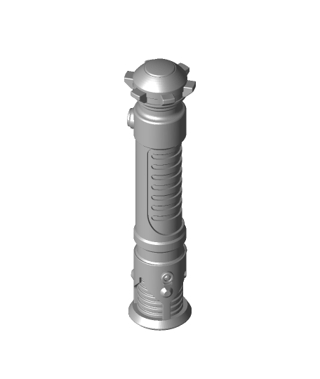 Obi-Wan's Print-in-Place Collapsible Lightsaber - 3D model by