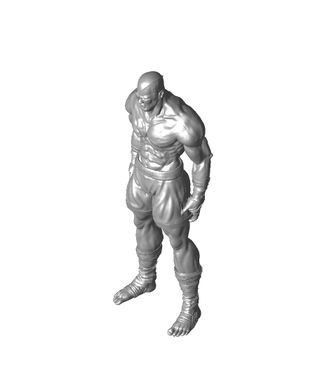 Akuma 3D PRINT statue of street fighter character 3D model 3D