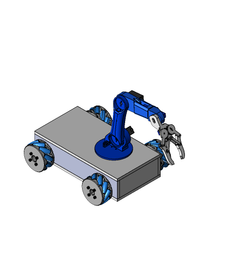 robotic arm with wheels