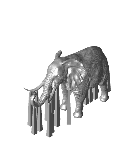 Elephant With Long Trunk - Free Download of Elephant