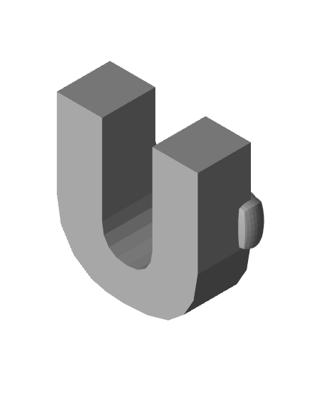 U from Alphabet Lore by TypQxQ, Download free STL model