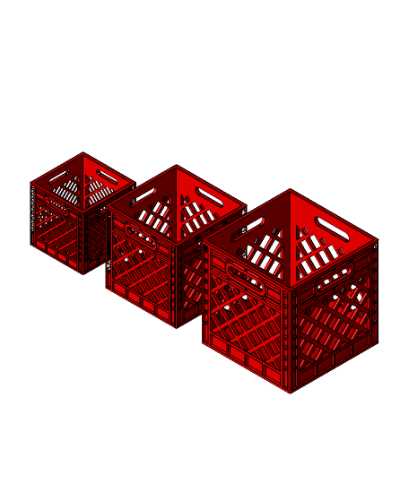 ▷ milk crate rod holder 3d models 【 STLFinder 】