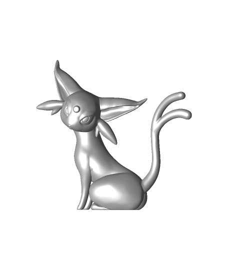 Noctali and Mentali Figurine (Umbreon and Espeon) - Pokémon - 3D printing