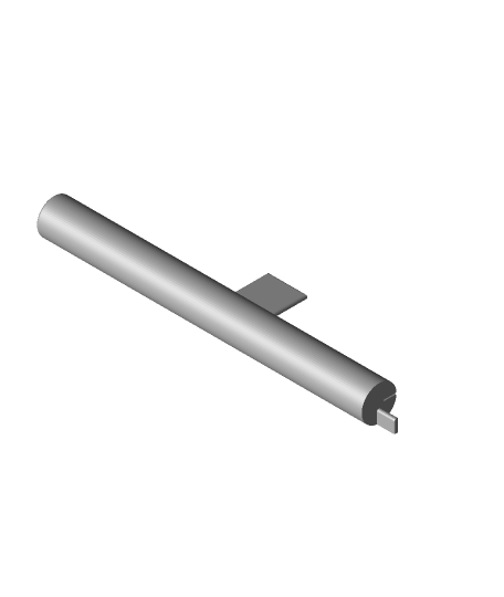 Scroll-end poster hangers - command strip | 3D model | Thangs