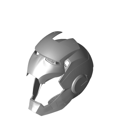 Iron Man Helmet - 3D Print Model by 3DModelDesigner