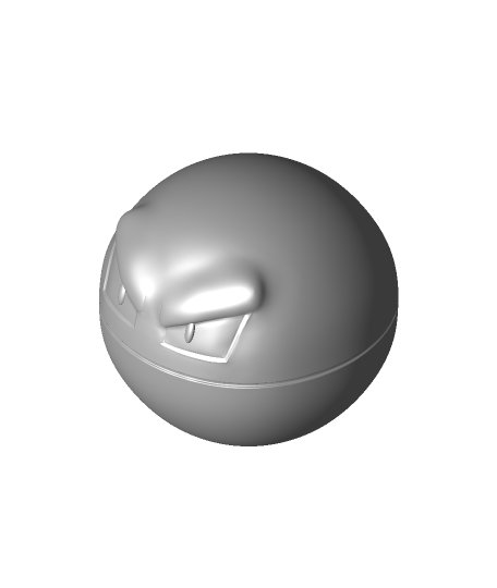 Pokémon GO Pikachu Poké Ball Electrode PNG - black and white