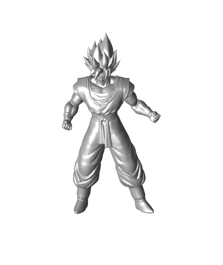 Goku Perfil 2D .stl - 3D model by Coruja 3D on Thangs