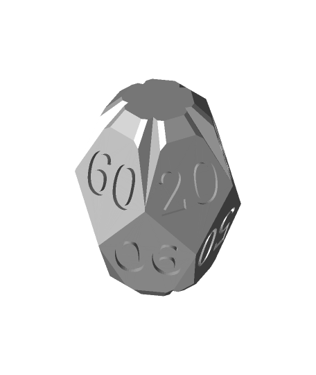 D20 Dice (W20 Würfel) 3D model [FREE] - Download Free 3D model by