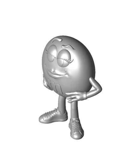 Green M&M Mascot - 3D model by ChelsCCT (ChelseyCreatesThings) on