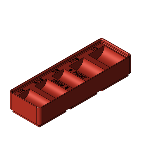 Gridfinity 8mm/Super 8 Reel Storage von vimmah, Kostenloses STL-Modell  herunterladen