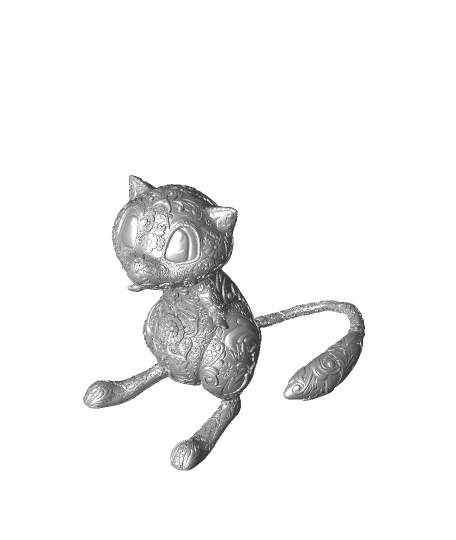 Free STL file pokemon mew badge 🐉・3D printing model to download