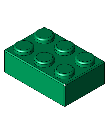 Ligner Bestået lukker Lego Brick 4x2 - 3D model by 3dprintedsniper on Thangs