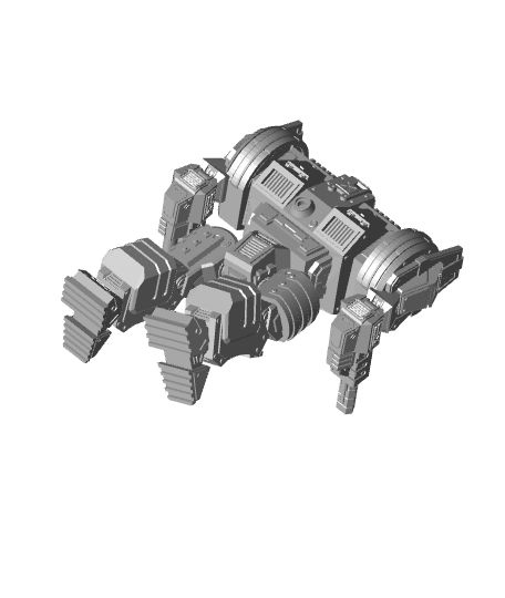 MW4 Templar Battletech Miniature - 3D model by BobertmaX on Thangs