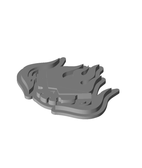 Free STL file Tengen Toppa Gurren Lagann - Badge 📛・3D printer design to  download・Cults