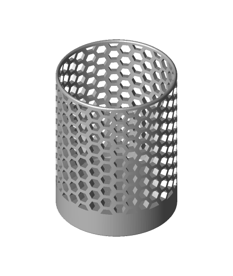 Honeycomb Pencil Holder by Slimprint, Download free STL model