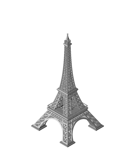 Eiffel Tower 3D Printable model | 3D model | Thangs