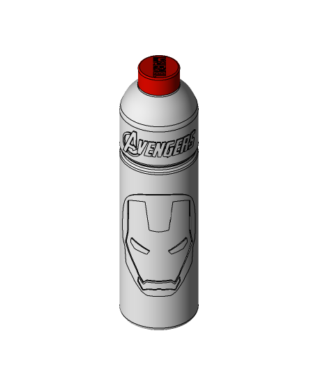 Iron Man Water Bottle