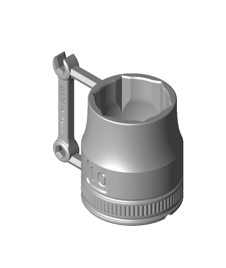 10mm Can Koozie Socket by TacticalPotato, Download free STL model