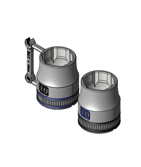 10mm Can Koozie Socket by TacticalPotato, Download free STL model