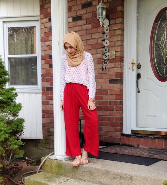 palazzo pant with hijab