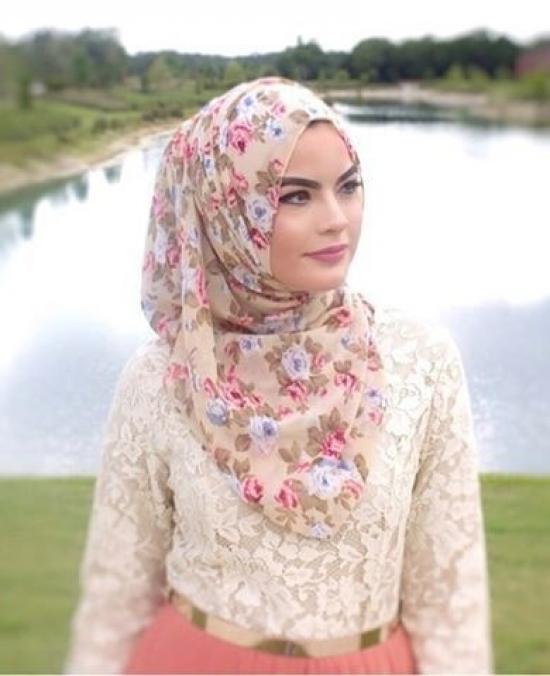 Floral-hijab