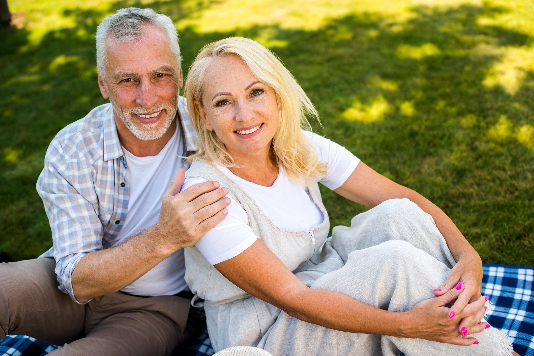 Smiling couple
