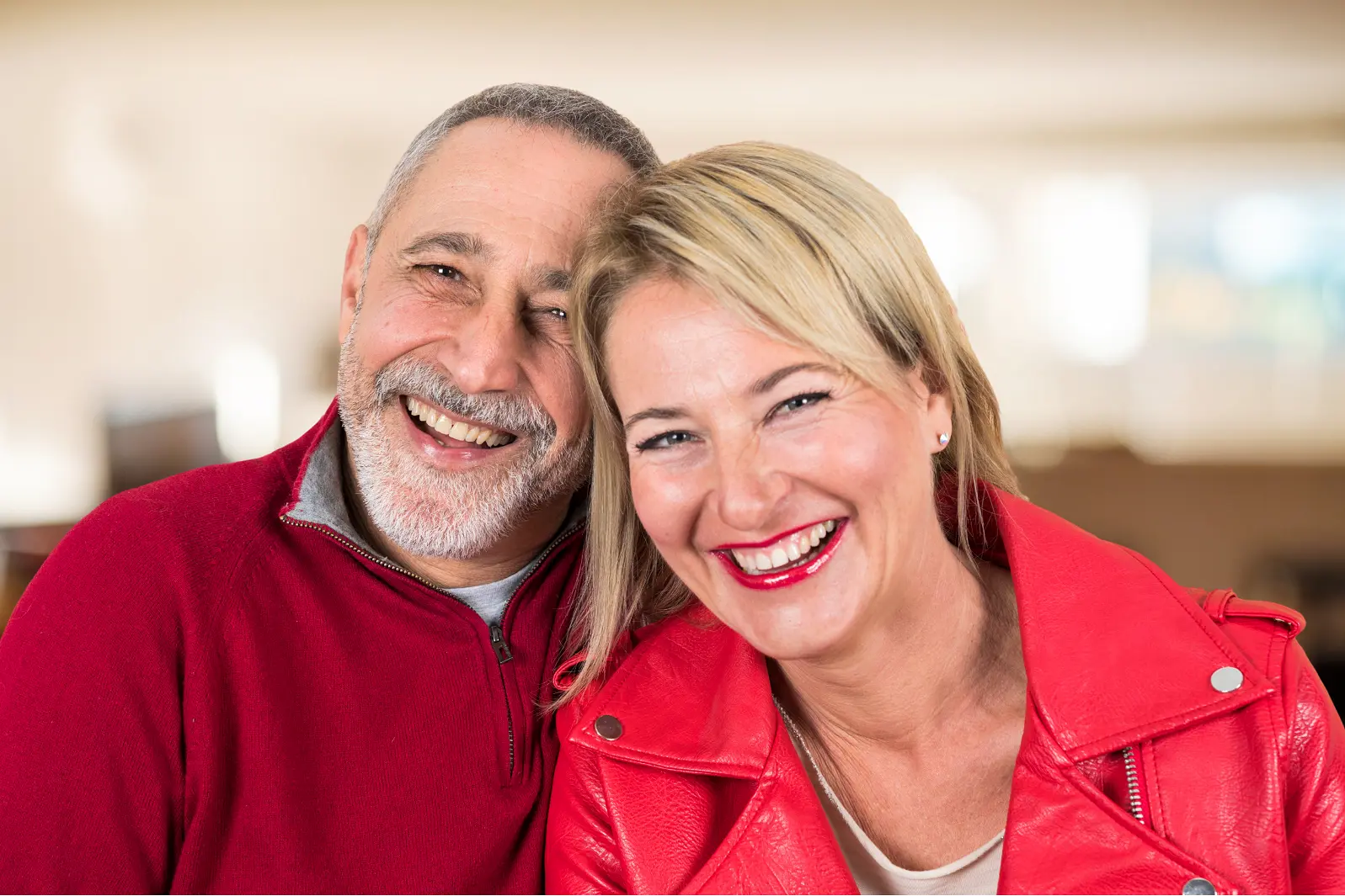 Smiling couple
