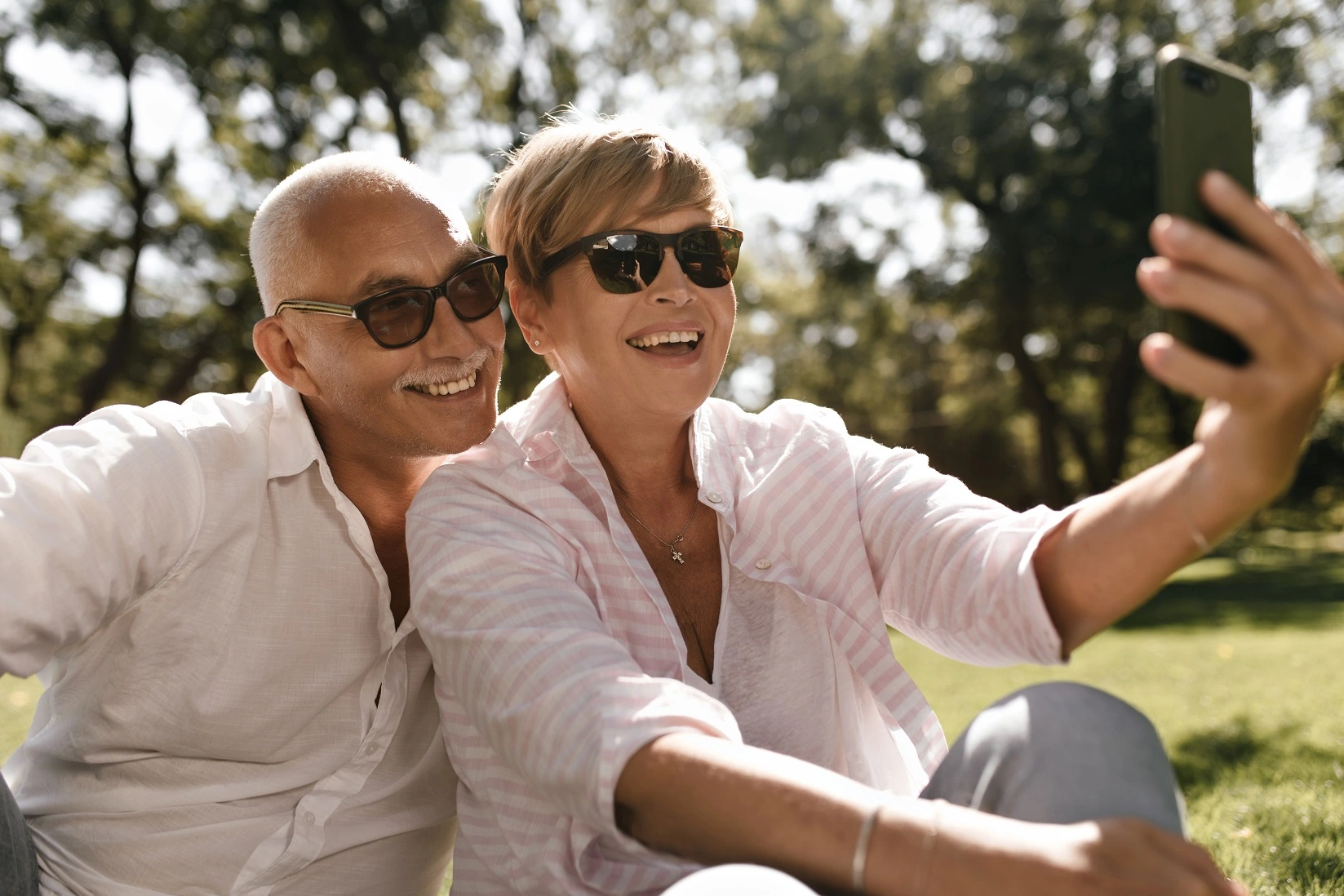 Smiling couple
